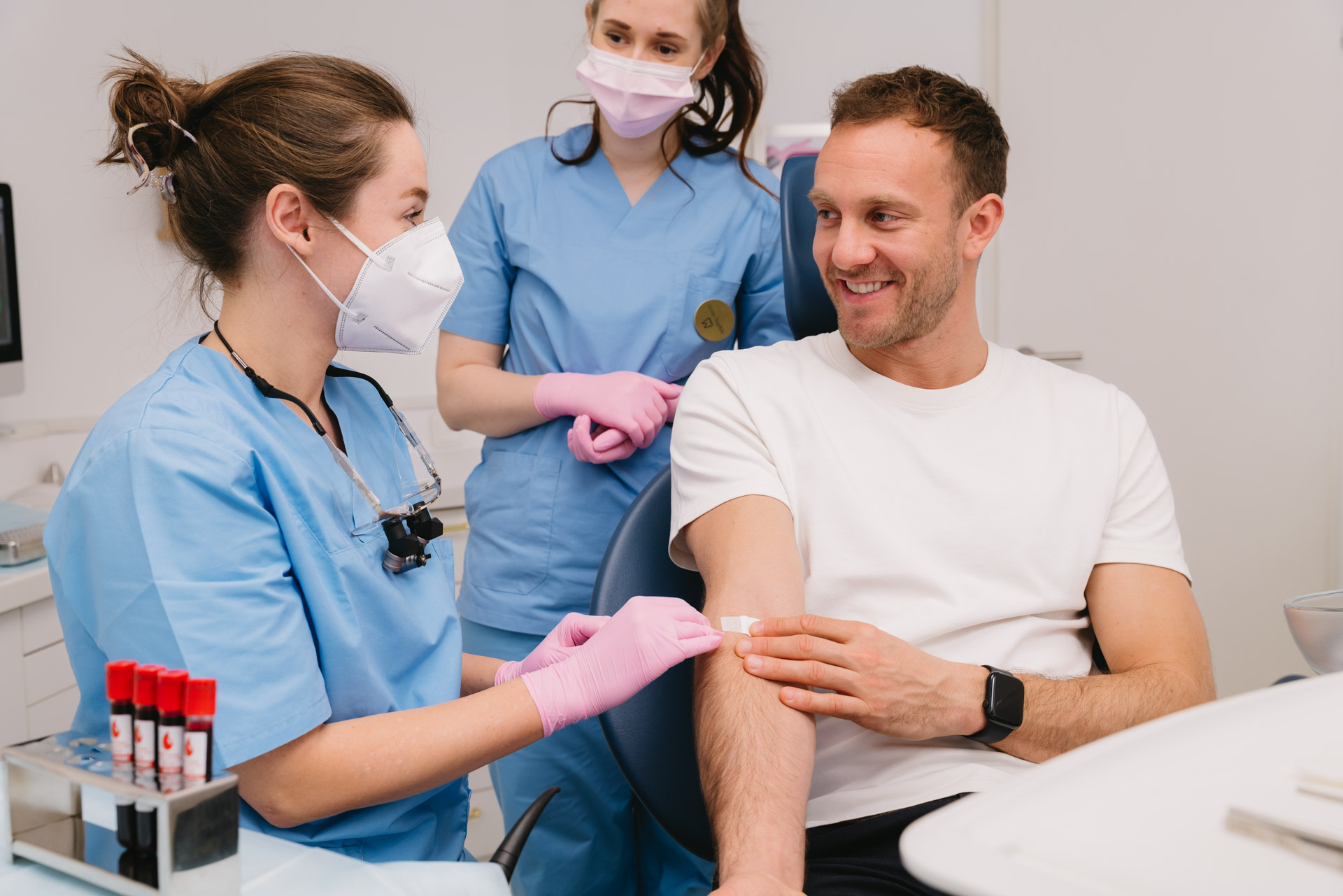 Blutabnahme von Dr. Köberl